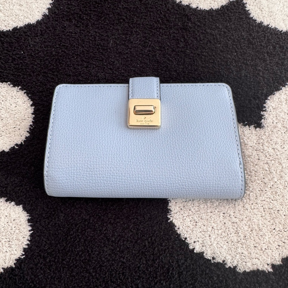 kate spade Phoebe Medium Compact Bifold Wallet, North Star Blue